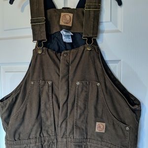 Berne men's XL Tall work insulated overalls